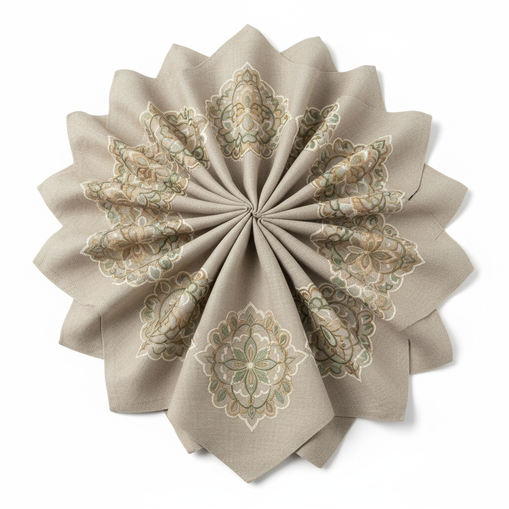 Servilleta Bordada Lino Personalizada 8pz